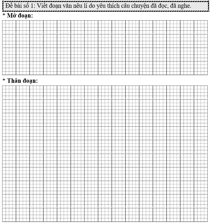 Viết đoạn văn nêu lí do yêu thích câu chuyện đã đọc, đã nghe. (ảnh 1)