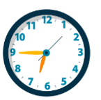 Look at the picture and choose the letter A, B, C or D to complete the sentences.What time do you go to school? - I go to school at ________________. (ảnh 1)