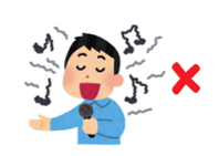 Look at the picture and choose the letter A, B, C or D to complete the sentences.Can Bill sing well? - _______________ (ảnh 1)