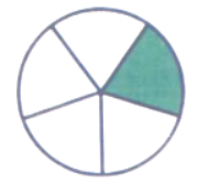 Hình được tô màu 1/5 hình là: (ảnh 5)