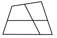 Hình bên có bao nhiêu hình tứ giác? A. 6 tứ giác B. 7 tứ giác C. 8 tứ giác D. 9 tứ giác (ảnh 1)