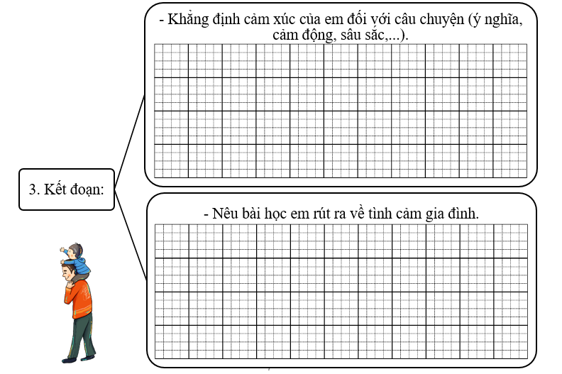 Đề bài số 2: Viết đoạn văn nêu lí do em thích một câu chuyện đã đọc, đã nghe về tình cảm gia đình. (ảnh 4)