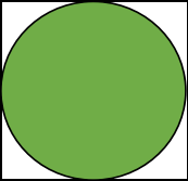 Hình vuông có cạnh 6 cm. Bán kính của hình tròn đó là: (ảnh 1)