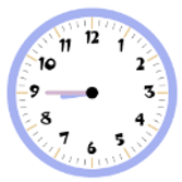 Look at the picture and choose the letter A, B, C or D to complete the sentences.What time do you have a break? - I have a break at ________________. (ảnh 1)