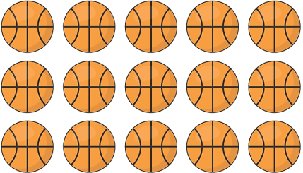 Số? a) 1/5 số bóng là ……….. quả bóng. b) 1/3 số bóng là ……….. quả bóng. (ảnh 1)