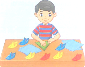  Cứ 6 phút Bình gấp xong một chiếc thuyền. Số thuyền Bình có thể gấp được trong 1 giờ là: (ảnh 1)