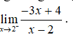 Trong bốn giới hạn sau đây, giới hạn nào bằng âm vô cùng  (ảnh 1)