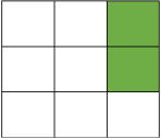 Hình đã tô màu 1/3 số ô là: (ảnh 2)