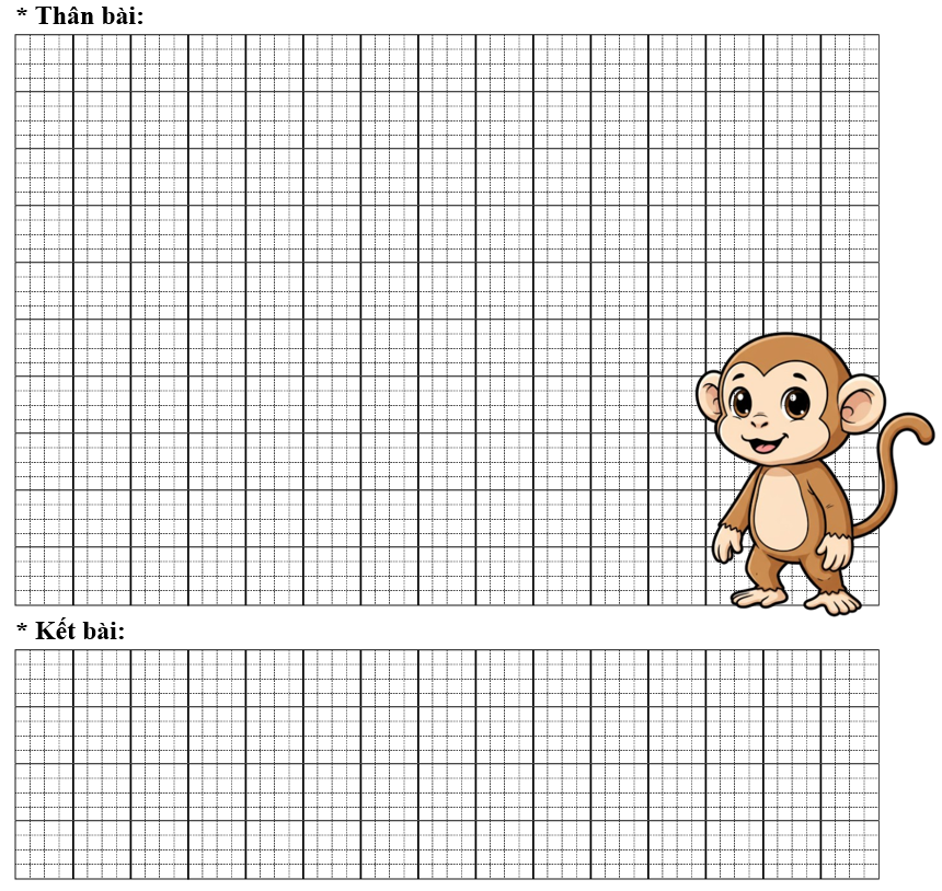 Đề bài số 2: Em hãy viết bài văn miêu tả con vật mà em đã được thấy khi đi vườn bách thú, dã ngoại hoặc thấy trên tivi, sách báo. (ảnh 2)