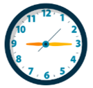 Look at the picture and choose the letter A, B, C or D to complete the sentences.What time do you chat with your friends? - I chat with my friends at ________________. (ảnh 1)