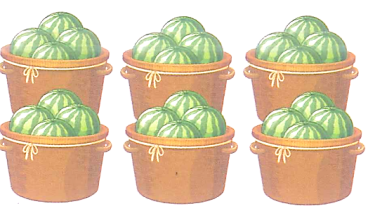 Quan sát bức tranh, viết phép nhân hoặc phép chia thích hợp: (ảnh 1)