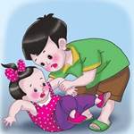 A cartoon of a child helping a baby

AI-generated content may be incorrect.