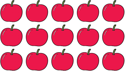  Khoanh tròn vào  1/3 số quả trong mỗi hình (ảnh 2)