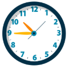 Look at the picture and choose the letter A, B, C or D to complete the sentences.What time is it? - It’s ________________. (ảnh 1)