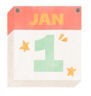  Look at the picture and choose the letter A, B, C or D to complete the sentences.When is your birthday? - It’s in _____________.  (ảnh 1)