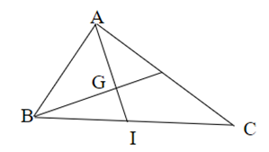 Giả sử N(a;b) trên trục Ox sao cho tam giác NBC vuông cân tại N. Tính a + b. (ảnh 1)