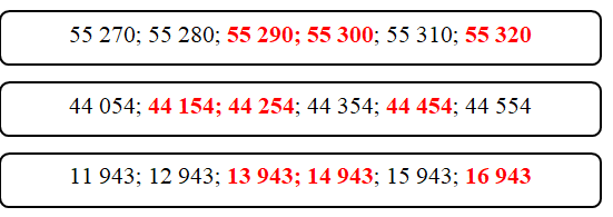 Viết tiến các số thích hợp vào chỗ chấm: (ảnh 2)