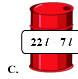 Thùng nào dưới đây đựng được ít nước nhất? (ảnh 4)