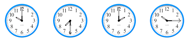 Đồng hồ dưới đây chỉ? (ảnh 1)