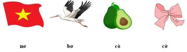 Nối đúng nơ bơ cò cờ (ảnh 1)