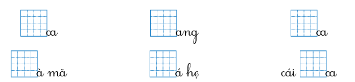 Điền từ “h” hoặc “l” để tạo thành từ có nghĩa: 1oa	1ang	 (ảnh 1)