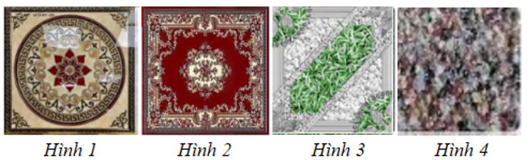 Hình trang trí gạch đá hoa nào dưới đây không có tính đối xứng? (ảnh 1)