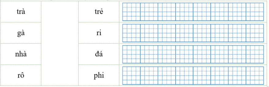 Nối đúng rồi viết lại từ ngữ: (ảnh 1)