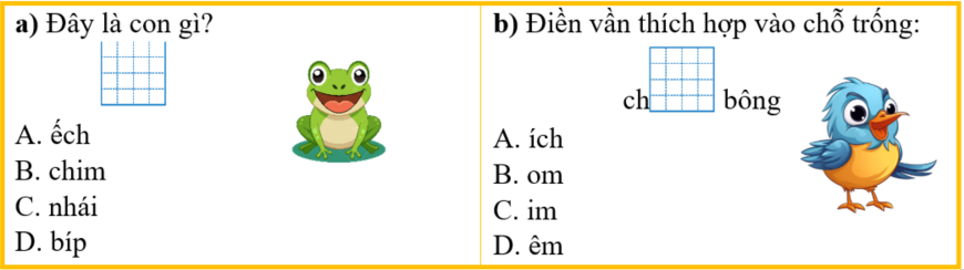 Khoanh vào đáp án đúng nhất: (ảnh 1)
