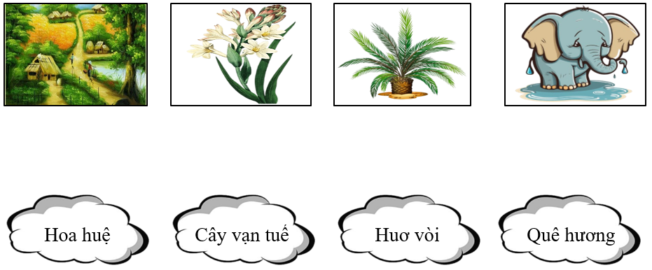 Nối ô chữ với hình (ảnh 1)