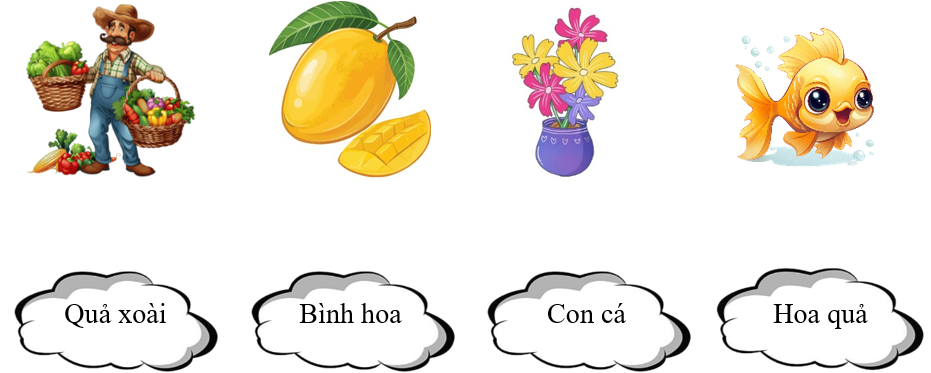 Nối ô chữ với hình (ảnh 1)