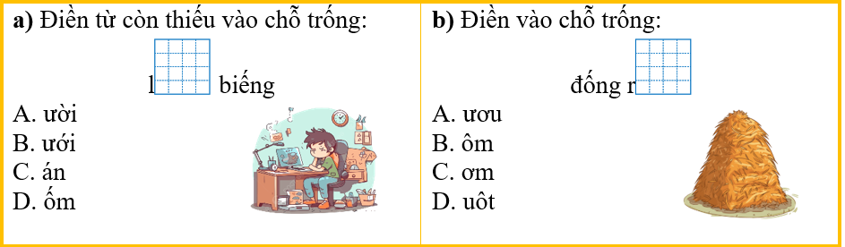 Khoanh vào đáp án đúng nhất: (ảnh 1)