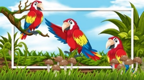 Bức tranh sau có loài vật nào? (ảnh 1)