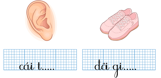 Em hãy điền vần “ai” hoặc “ay” và dấu thanh thích hợp vào chỗ trống: (ảnh 1)