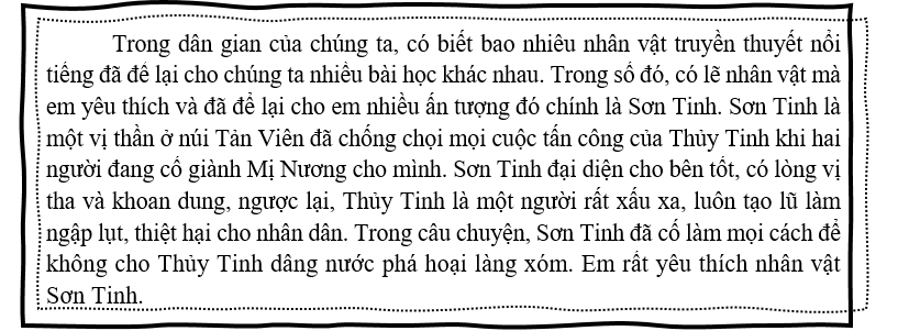 e) Đọc đoạn văn sau và trả lời câu hỏi bên dưới:  (ảnh 1)