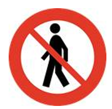 Hình ảnh sau phù hợp với loại biển báo nào? (ảnh 1)