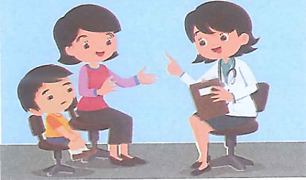 Vì xem ti vi nhiều nên mắt của An bị yếu. Mẹ đưa An đi khám. Sau khi thăm khám, bác sĩ đưa cho An một hộp thuốc bổ mắt có 40 viên thuốc trong đó và dặn An: mỗi ngày uống 2 lần, mỗi lần uống 4 viên thuốc. (ảnh 1)