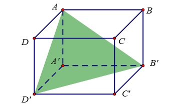 Cho hình hộp ABCD.A'B'C'D'. Mặt phẳng ABD' song song với mặt phẳng nào trong các mặt phẳng sau đây (ảnh 1)