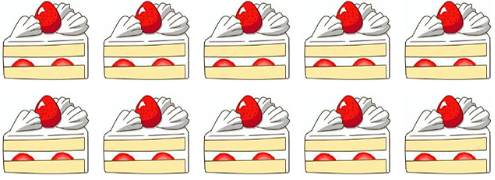 1/ 5 số bánh là:  (ảnh 1)