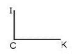 Góc sau đây gọi là góc gì? (0,5 điểm)    A. Góc nhọn			B. Góc tù			C. Góc vuông	D. Góc bẹt (ảnh 2)
