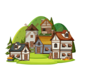 Look at the picture and choose the letter A, B, C or D to complete the sentences.Where’s your school? - It’s in the _____________. (ảnh 1)