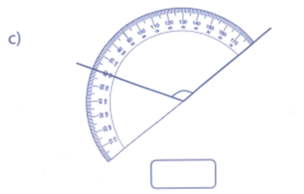 Quan sát và viết số đo góc thích hợp vào ô trống: (ảnh 3)