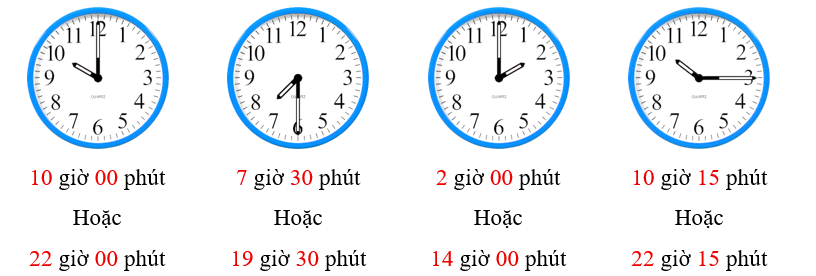 Đồng hồ dưới đây chỉ? (ảnh 2)