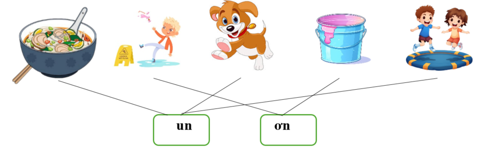Nối đúng: un ơn (ảnh 2)