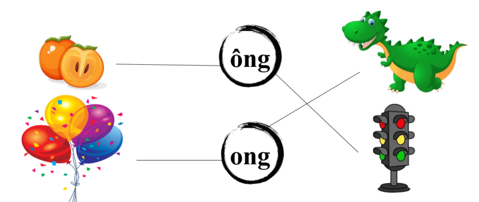 Nối đúng: ông ong (ảnh 2)