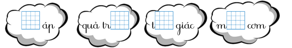 Em hãy điền vần “am/ âm” thích hợp vào chỗ trống (ảnh 1)