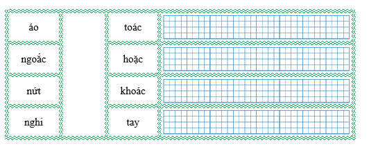 Nối đúng rồi viết lại từ ngữ: (ảnh 1)