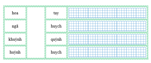 Nối đúng rồi viết lại từ ngữ: (ảnh 1)