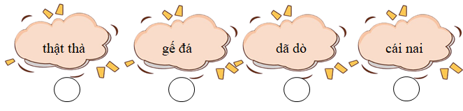 Đánh dấu ☑ vào ô trống trước từ viết đúng: (ảnh 1)