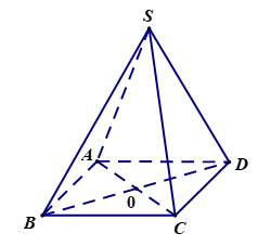 Cho hình chóp S.ABCD có đáy ABCD là hình bình hành, tâm O. Khẳng định nào sau đây đúng (ảnh 1)