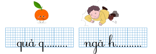 Em hãy điền vần “uyt” hoặc “uych” và dấu thanh thích hợp vào chỗ trống: (ảnh 1)